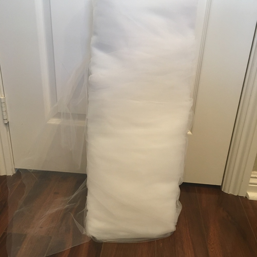 White Matte Nylon Tulle